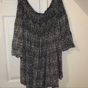 Torrid off the shoulder peasant dress